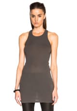 DRKSHDW by Rick Owens Rib Tank Top in Dark Dust | FWRD