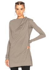 DRKSHDW by Rick Owens Toga Long Sleeve Top in Grey | FWRD