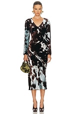 Dries Van Noten Duska Dress in Brown | FWRD