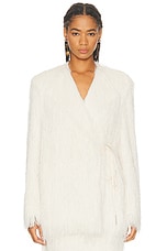 Dries Van Noten Rivla Short Coat in White | FWRD