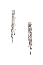 Demarson Calla Earrings in Crystal, view 1, click to view large image.