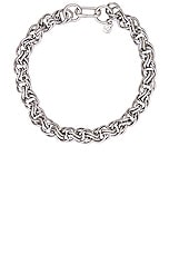 Demarson Mia Necklace in 12k Shiny Silver, view 1, click to view large image.