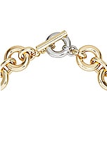 Demarson Helene Necklace in 12k Shiny Gold & Silver, view 4, click to view large image.