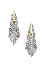 Demarson Stevie Earrings in 12k Shiny Gold & Silver, view 1, click to view large image.