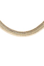 Demarson Naomi Necklace in 12k Shiny Gold & Silver, view 3, click to view large image.