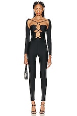 Dundas Holly Jumpsuit in Black, view 1, click to view large image.