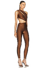 Dundas Vega Jumpsuit in Ginger, view 2, click to view large image.