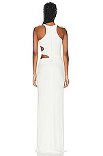 Dundas Apollonia Gown in White, view 4, click to view large image.