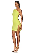 Dundas Perrie Mini Dress in Citrus, view 4, click to view large image.