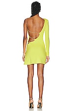 Dundas Perrie Mini Dress in Citrus, view 5, click to view large image.