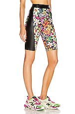 Dundas for FWRD Biker Shorts in Floral Print, view 2, click to view large image.