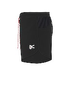 District Vision Spino 5&quot; Training Short in Black, view 3, click to view large image.