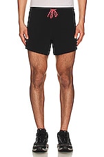 District Vision Spino 5&quot; Training Short in Black, view 4, click to view large image.