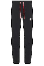 District Vision Zanzie Track Pant in Black, view 1, click to view large image.