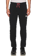 District Vision Zanzie Track Pant in Black, view 3, click to view large image.