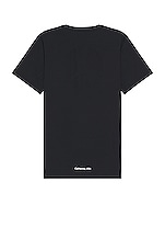 District Vision Aloe T-shirt in Black, view 2, click to view large image.