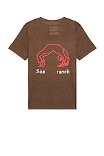 District Vision Hemp T Shirt in Cacao, view 1, click to view large image.