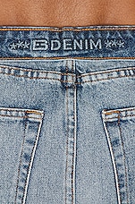 EB Denim Madison Mini Skirt in Daphne, view 5, click to view large image.