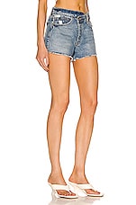 EB Denim Crossover Shorts in Jeanette, view 2, click to view large image.