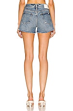 EB Denim Crossover Shorts in Jeanette, view 3, click to view large image.