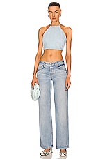 EB Denim Low Rise Baggy in Laguna, view 4, click to view large image.