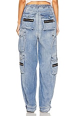 EB Denim Cargo Pants in Rain Wash, view 3, click to view large image.