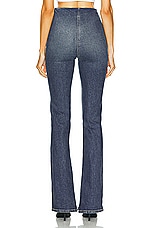 EB Denim Split Hem Jegging in Tommy, view 3, click to view large image.