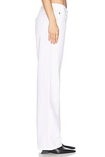 EB Denim Low Rise Baggy in White, view 3, click to view large image.