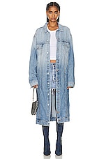 EB Denim Webster Trench in Luca, view 1, click to view large image.