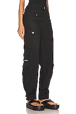 EB Denim Cargo Pants in Black, view 2, click to view large image.