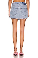 EB Denim Vintage Mini Skirt in Light, view 3, click to view large image.