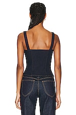 EB Denim Rainy Corset in Midnight, view 3, click to view large image.