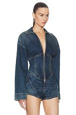 EB Denim Joni Top in Blue Dream, view 3, click to view large image.