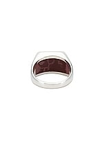 Ellie Mercer Multi Piece Signet Ring in Brown, view 3, click to view large image.