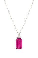 EERA Tokyo Necklace in Fuchsia & Diamond, view 3, click to view large image.