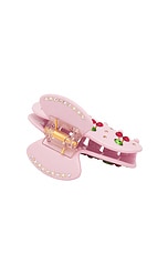 Emi Jay Sweetheart Clip in Pink Cherry Pie, view 2, click to view large image.