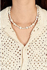 Eliou Este Necklace in Freshwater Pearl, view 2, click to view large image.