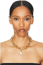 Eliou Laila Necklace in Gold Plated, view 2, click to view large image.