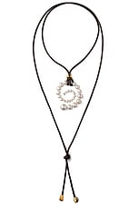 Eliou Arla Wrap Necklace in Pearl, view 1, click to view large image.