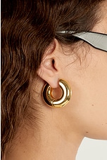 Eliou Devon Earrings in Gold Plated, view 2, click to view large image.