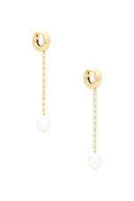 Eliou Lille Earrings in White, view 1, click to view large image.