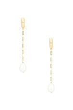 Eliou Lille Earrings in White, view 3, click to view large image.