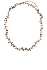 Eliou Tubi Necklace in Brown, view 1, click to view large image.
