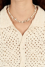 Eliou Tubi Necklace in Brown, view 2, click to view large image.