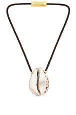 Eliou Recife Necklace in Brown, view 1, click to view large image.