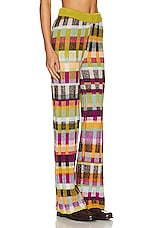 The Elder Statesman Block Rib Canyon Pant in Multicolor, view 2, click to view large image.