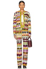 The Elder Statesman Block Rib Canyon Pant in Multicolor, view 4, click to view large image.
