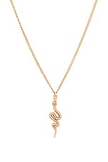 Emanuele Bicocchi Gold Tiny Serpens Pendant in Gold, view 2, click to view large image.