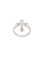 Emanuele Bicocchi Fleury Cross Ring in Silver, view 3, click to view large image.