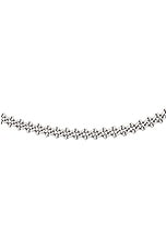 Emanuele Bicocchi Essential Knotted Chain Necklace in Sterling Silver, view 2, click to view large image.